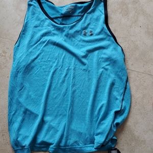 Under armour tqnk top xl teal